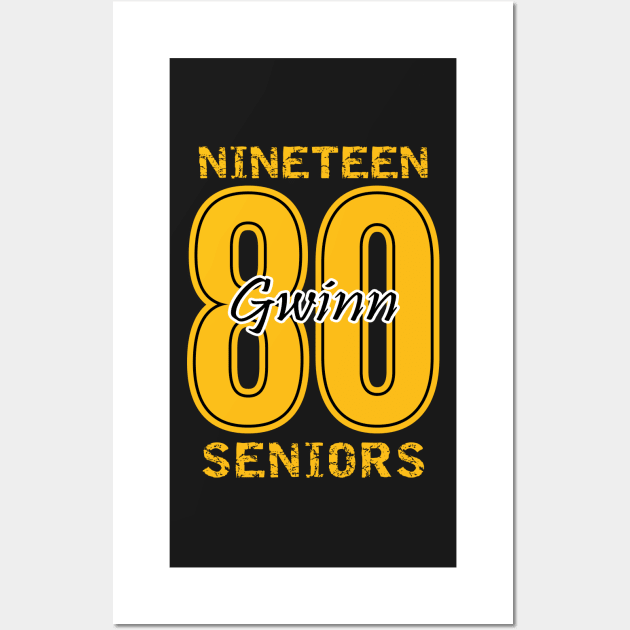 Gwinn Class of 80 - Gold Imprint Wall Art by Bizb